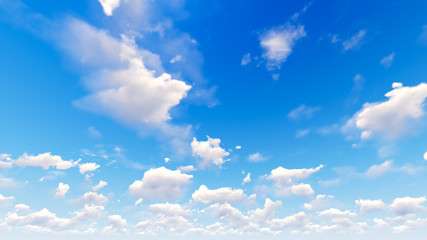 Wall Mural - cloudy blue sky abstract background, 3d illustration