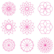 Geometric Circular Ornaments