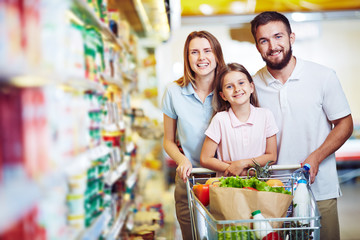 Wall Mural - At the supermarket