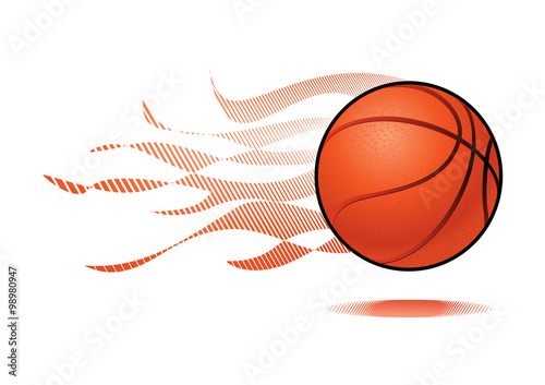 Flying Basketball With Flames Buy This Stock Vector And Explore Similar Vectors At Adobe Stock Adobe Stock