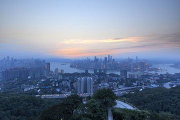 Sticker - China Chongqing city skyline