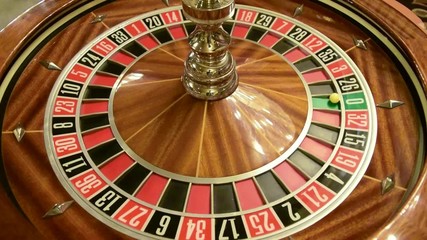 Wall Mural - roulette wheel spinning