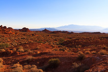 Desert Mountains In Valley Of Fire State Park