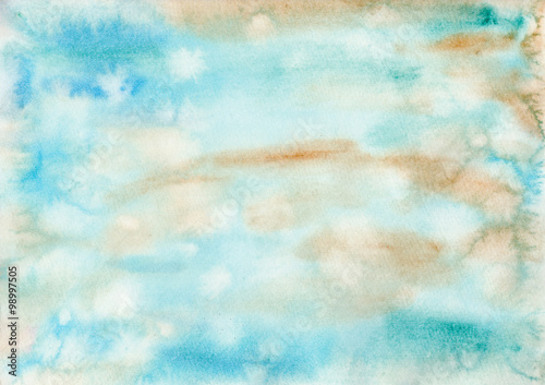 Abstract colorful watercolor background for graphic design