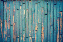Abstract Grunge Blue Bamboo Background