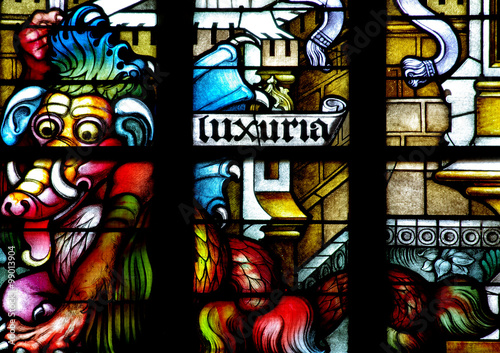Cuadros en Lienzo Luxuria: the sin of Lust, in the Seven Deadly sins