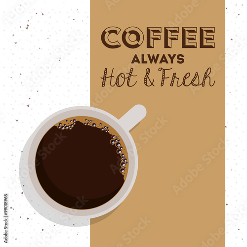 Obraz w ramie delicious coffee design 
