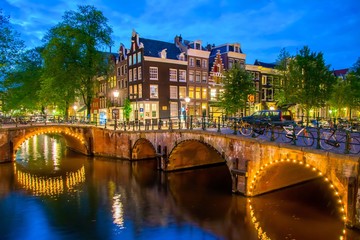 Fototapete - Amsterdam, Pays-Bas