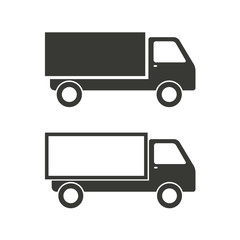 Wall Mural - Truck - vector icon.