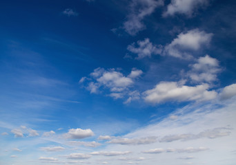 Poster - Blue sky background.