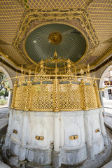 Sticker - Fountain of Haghia Sophia Museum in Fatih, Istanbul, Turkey