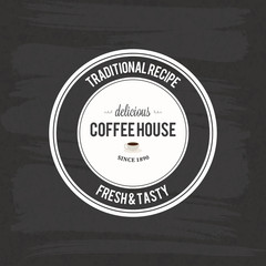 Wall Mural - Special Coffee Label