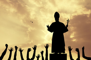 pope silhouette