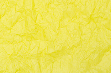 yellow creased tissue paper background