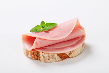 Canvas Print - bread with ham