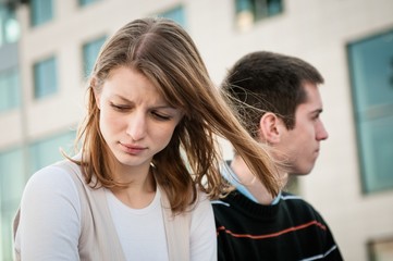 relationship problem - couple portrait
