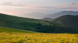 Fototapeta Na ścianę - Colorful summer landscape in the Carpathian mountains