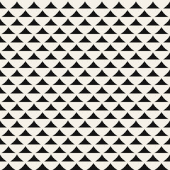 Wall Mural - triangle geometric seamless pattern. fashion graphic background design. modern stylish texture. mono