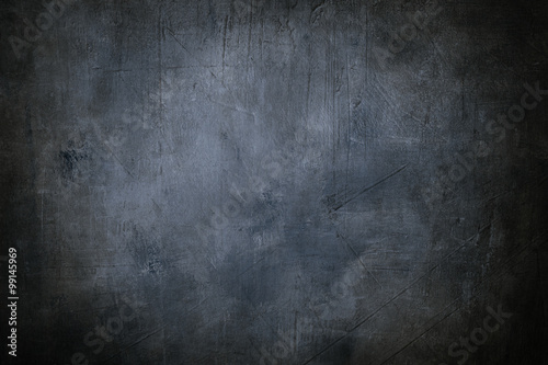 Fotografía grunge blue background or texture with dark vignette borders