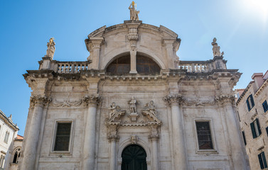 Poster - Baroque style Church of Saint Blaise in Dubrovnik, Croatia