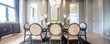 © zhu difeng - pano interior of modern dining room