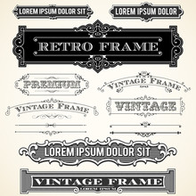 Vintage Labels And Ornaments 
