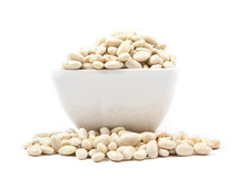 White Beans  Cup Isolated
