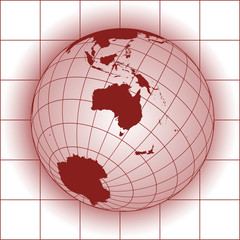Wall Mural - Australia map