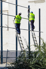 workers working