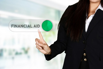 Poster - Financial Aid Button