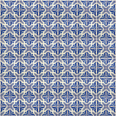  Collage of blue pattern tiles in Portugal
