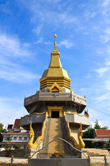 Wall Mural - Thai temple, Wat Phothisompom at Udonthani, Thailand.