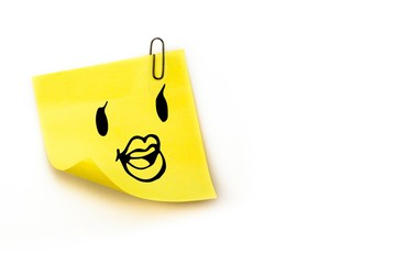 Poster - Composite image of smiling face