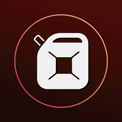 Sticker - gasoline icon