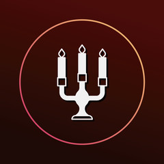 Poster - Candlestick icon