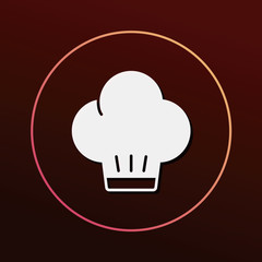 Canvas Print - Chef Hat icon