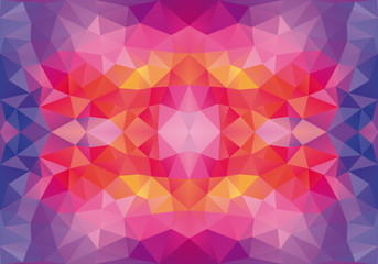 Wall Mural - low poly seamless vector pattern