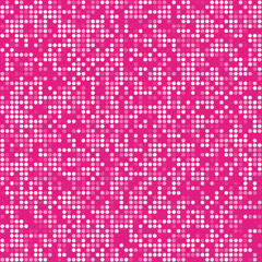 Poster - Pink circle pixel technology concept background