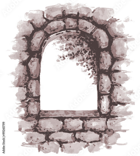 Obraz okno   stare-kamienne-okno