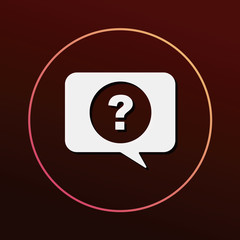 Sticker - question icon