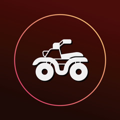 Sticker - mortocycle icon