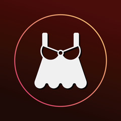 Sticker - dress icon