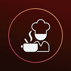 Sticker - chef icon