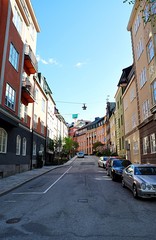 Wall Mural - Street in Stockholm, Sweden, Europe