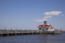 The Roanoke Marshes Lighthouse Was Built On The Manteo Waterfront In 1899.