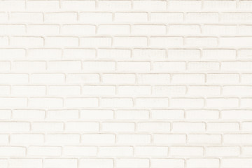 Wall Mural - Surface white wall of brick wall brown sepia tones for use as background. The new design of modern white stone wall. Pattern of decorative gray stone wall surface.