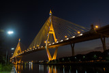 Fototapeta Miasto - Bhumibol Bridge