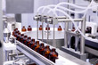 Bottling and packaging of sterile medical products. Machine afte