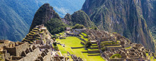 Panorama Machu Picchu Lost City Of Inkas, New World Wonder