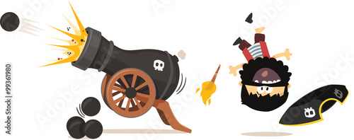 Pirate avec son canon